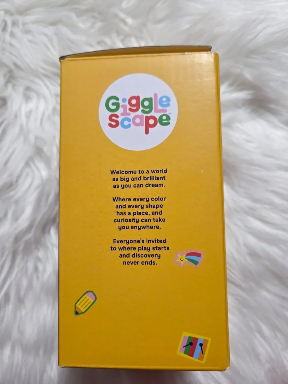 Gigglescape Wooden Rocket Stacking Toy